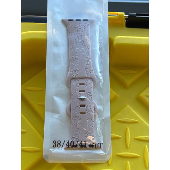 3 for $9 Smartwatch Silicone Band New Magical Kingdom Pink 38|40|41mm - Picture 1 of 3